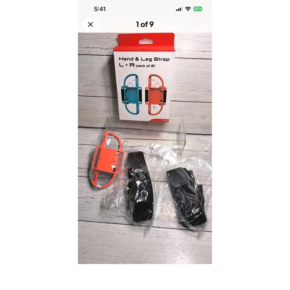 Leg Straps Wrist Bands for Switch 2 JoyCon Controller 4 in 1 Switch 2 Sports...